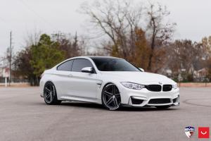 BMW M4 Coupe by EVS Motors on Vossen Wheels (VFS5) 2017 года